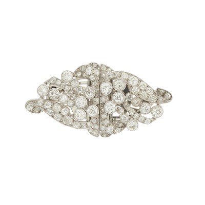Lot 17 - An early 20th century old-cut diamond openwork...