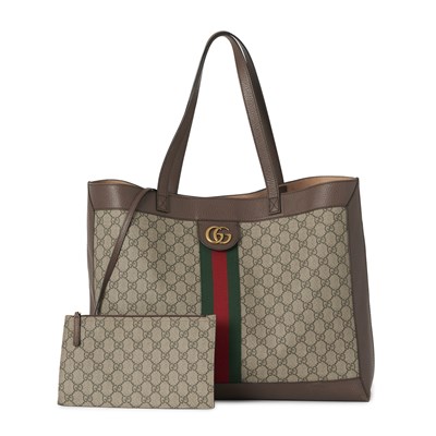 Lot 362 - Gucci, a Supreme Ophidia tote bag w/ pouch.