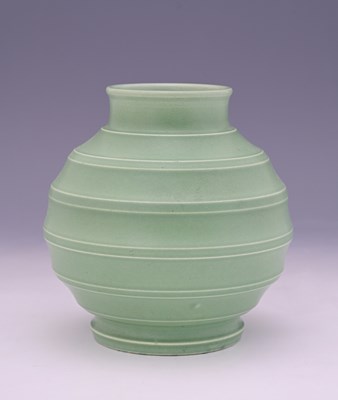 Lot 599 - Keith Murray for Wedgwood, an Art Deco olive...