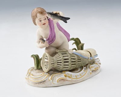 Lot 509 - Meissen after J J Kaendler, an allegorical...
