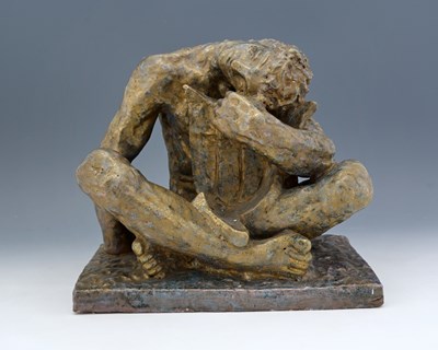 Lot 526 - French School, circa 1920s, an Art Deco gilt...