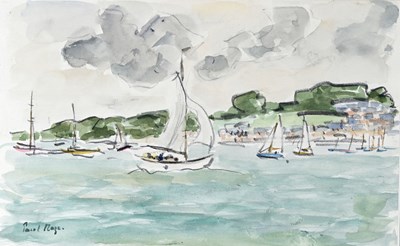 Lot 310 - Paul Lucien Maze (French, 1887-1979), Yachts...