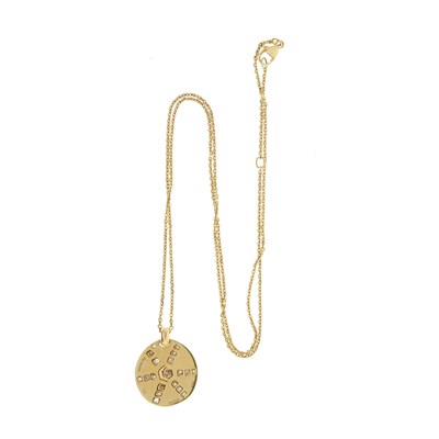 Lot 53 - De Beers, an 18ct gold diamond Talisman...