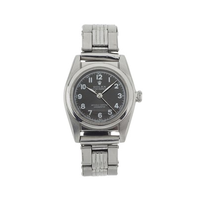 Lot 225 - Rolex, a stainless steel Oyster Perpetual 'Bubbleback' bracelet watch