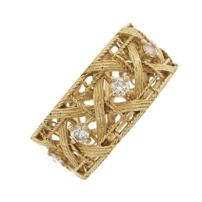 Lot 73 - Dior, an 18ct gold brilliant-cut diamond...