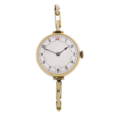 Lot 260 - Rolex, a 9ct gold bracelet watch
