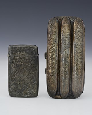 Lot 227 - An Edwardian silver cigar case, by Alfred...