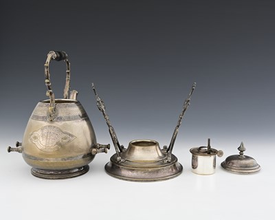 Lot 17 - WMF, an Aesthetic-style kettle on stand,...
