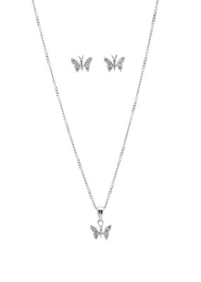 Lot 133 - A set of 18ct gold diamond jewellery, to...