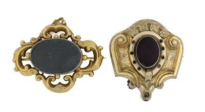 Lot 545 - Two Victorian brooches