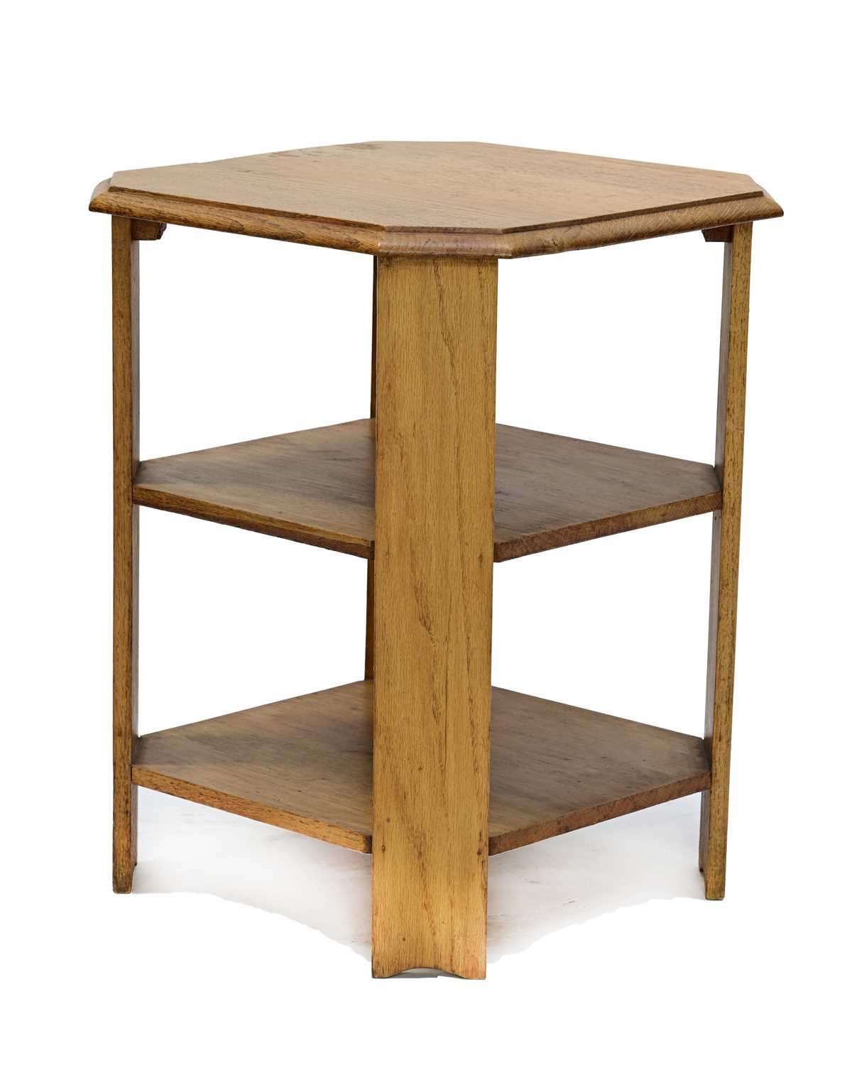 Lot 70 - An oak octagonal occasional table probably...