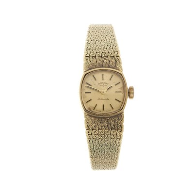 Lot 169 - Rotary, a 9ct gold bracelet watch, signed...