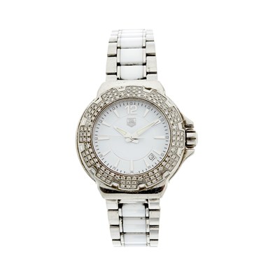Lot 182 - Tag Heuer, a stainless steel and ceramic...