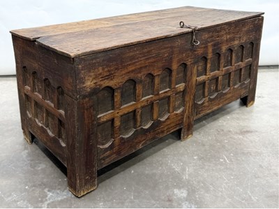 Lot 820 - A wooden two plank grain store, Tamang, North...