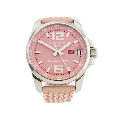 Lot 186 - Chopard, a limited edition stainless steel...