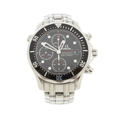 Lot 194 - Omega, a stainless steel Seamaster...