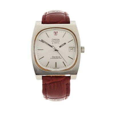 Lot 199 - Omega, a stainless steel Geneve Megaquartz...