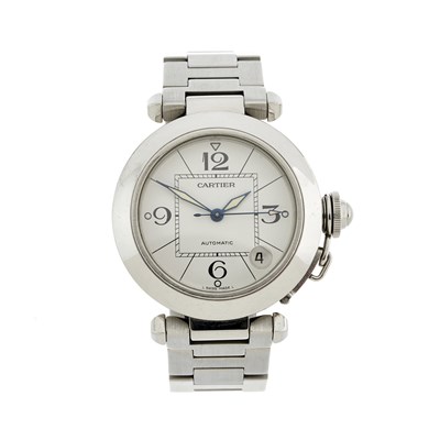 Lot 222 - Cartier, a stainless steel Pasha bracelet...