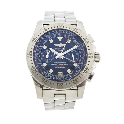 Lot 227 - Breitling, a stainless steel Skyracer...