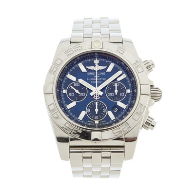 Lot 228 - Breitling, a stainless steel Chronomat 44...