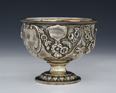Lot 140 - A Victorian silver pedestal bowl, by Martin,...
