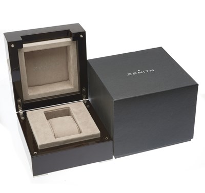 Lot 249 - Zenith, a limited edition stainless steel El...