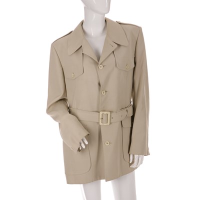 Lot 242 - Aquascutum, a cream jacket, featuring a...