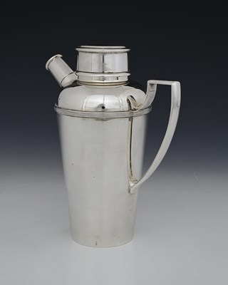 Lot 18 - Asprey, a twentieth-century plated cocktail...