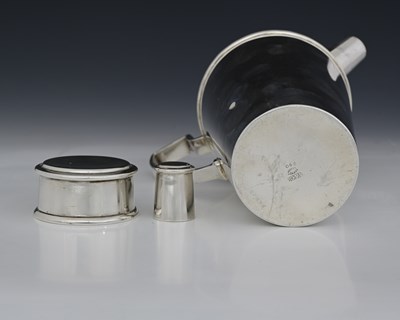 Lot 18 - Asprey, a twentieth-century plated cocktail...