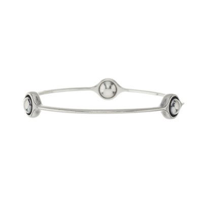 Lot 303 - Georg Jensen x Regitze Overgaard, a silver Sphere bangle.
