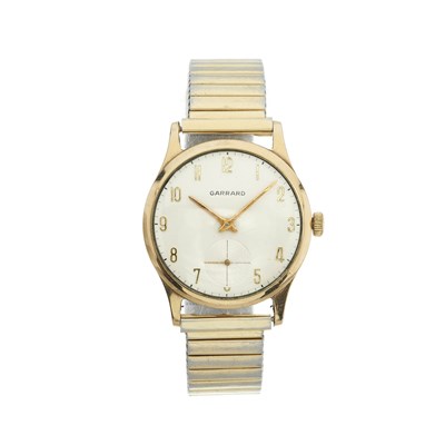Lot 230 - Garrard, a 9ct gold bracelet watch