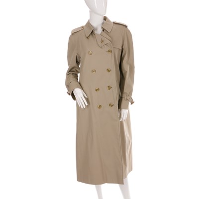 Lot 258 - Burberry, a ladies trench coat, featuring...