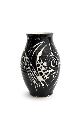 Lot 446 - James Tower (1919-1988) Early vase tin-glazed...