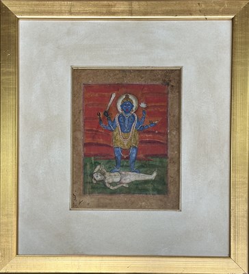 Lot 656 - A 19th-century opaque watercolour on paper,...