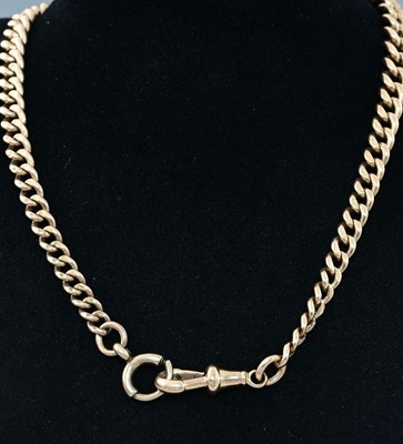 Lot 481 - An early 20th century 9ct gold Albert chain