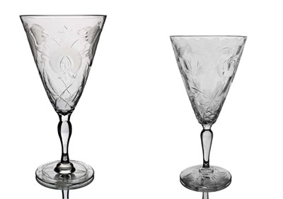 Lot 161 - Two Thomas Webb and Sons, an Arts and Crafts...