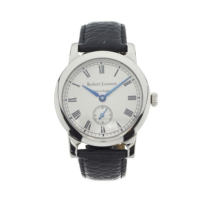 Lot 226 - Robert Loomes, a stainless steel Robin wrist watch