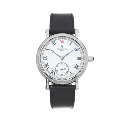 Lot 194 - Chronoswiss, a stainless steel Orea wrist watch