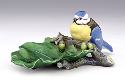 Lot 273 - Minton, a Majolica Wilbraham tray or figural...