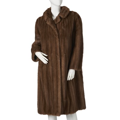 Lot 527 - Saga, a pastel mink coat.