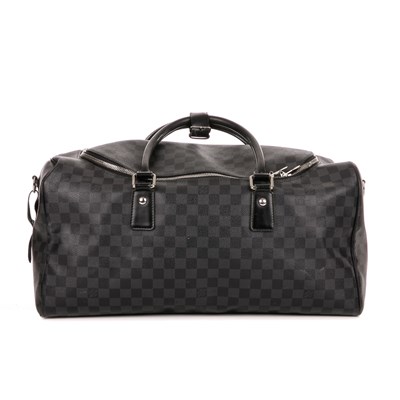 Lot 413 - Louis Vuitton, a damier graphite Roadster 50...