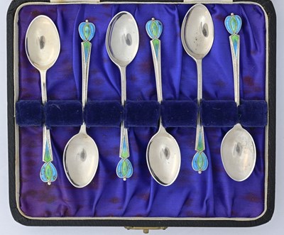 Lot 104 - Archibald Knox for Liberty and Co., a set of...