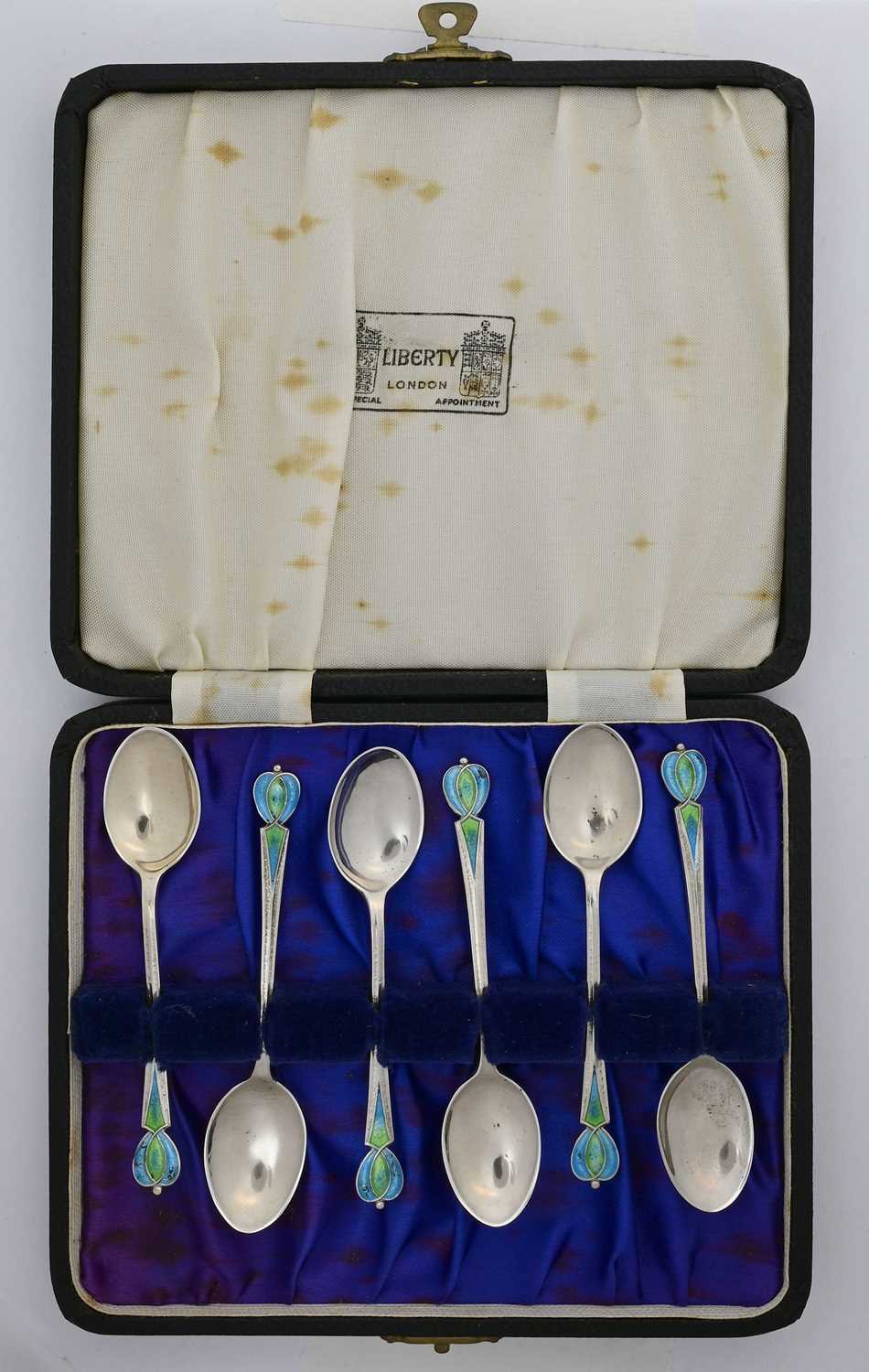 Lot 104 - Archibald Knox for Liberty and Co., a set of...