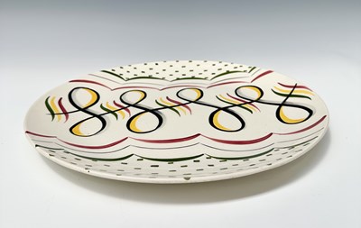 Lot 129 - A mid-century modernist platter, Wade Pottery,...