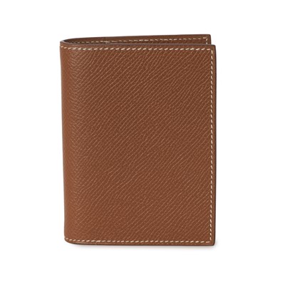 Lot 413 - Hermes, a 2004 tan leather Agenda PM w/inserts.