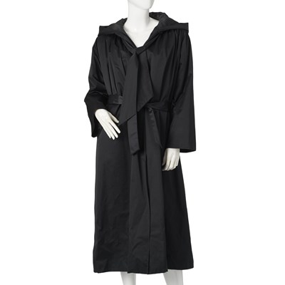 Lot 515 - A mink-lined hooded coat.