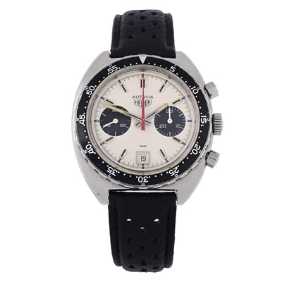 Lot 248 - Heuer, a stainless steel Autavia chronograph wrist watch