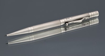 Lot 237 - An Elizabeth II silver mechanical pencil, by...