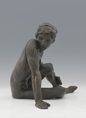 Lot 126 - Tom Greenshields, a cold cast bronze sculpture...