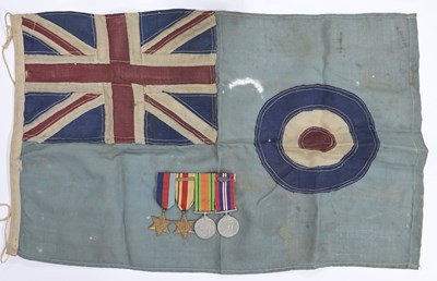Lot 592 - A WWII group of four medals, comprising...